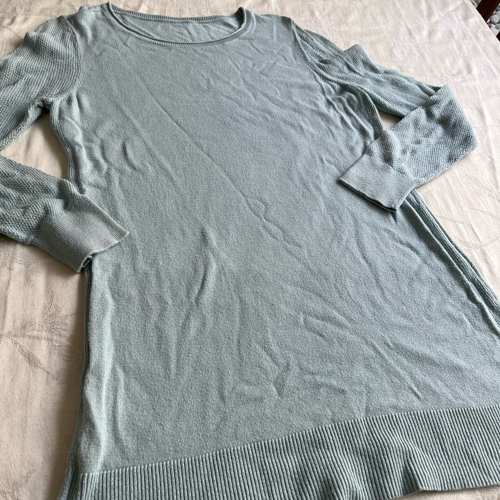 Women's Sea Foam Green Cotton Sweater